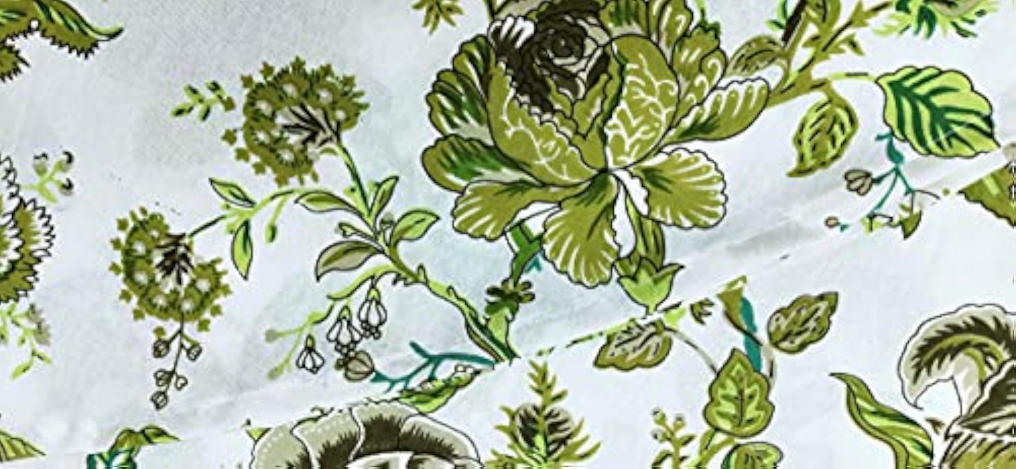 100% Cotton Round Tablecloth for Kitchen Dining